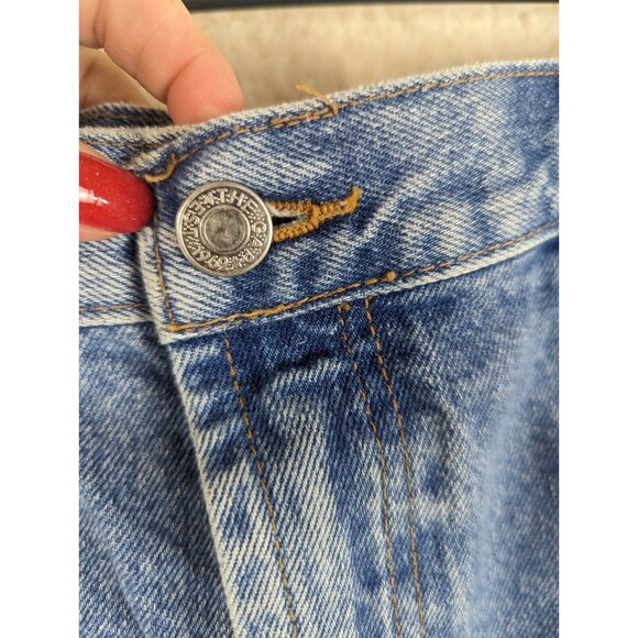 Gap Sz 14 Vintage Denim Blue Jean Skirt  100% Cotton Y2K 90s - Picture 3 of 9